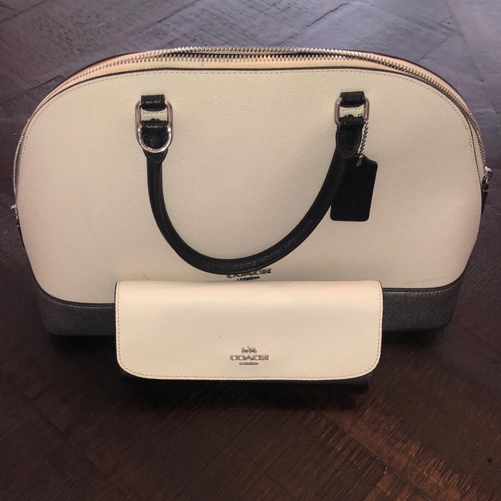 Coach handbag and matching wallet